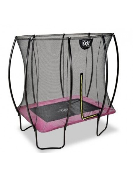 Батут EXIT Silhouette прямокутний 153x214 рожевий